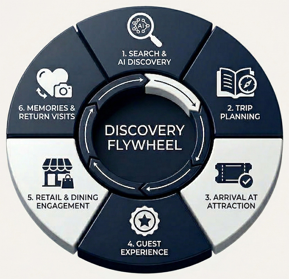 Guest Discovery Flywheel — cultural attractions marketing