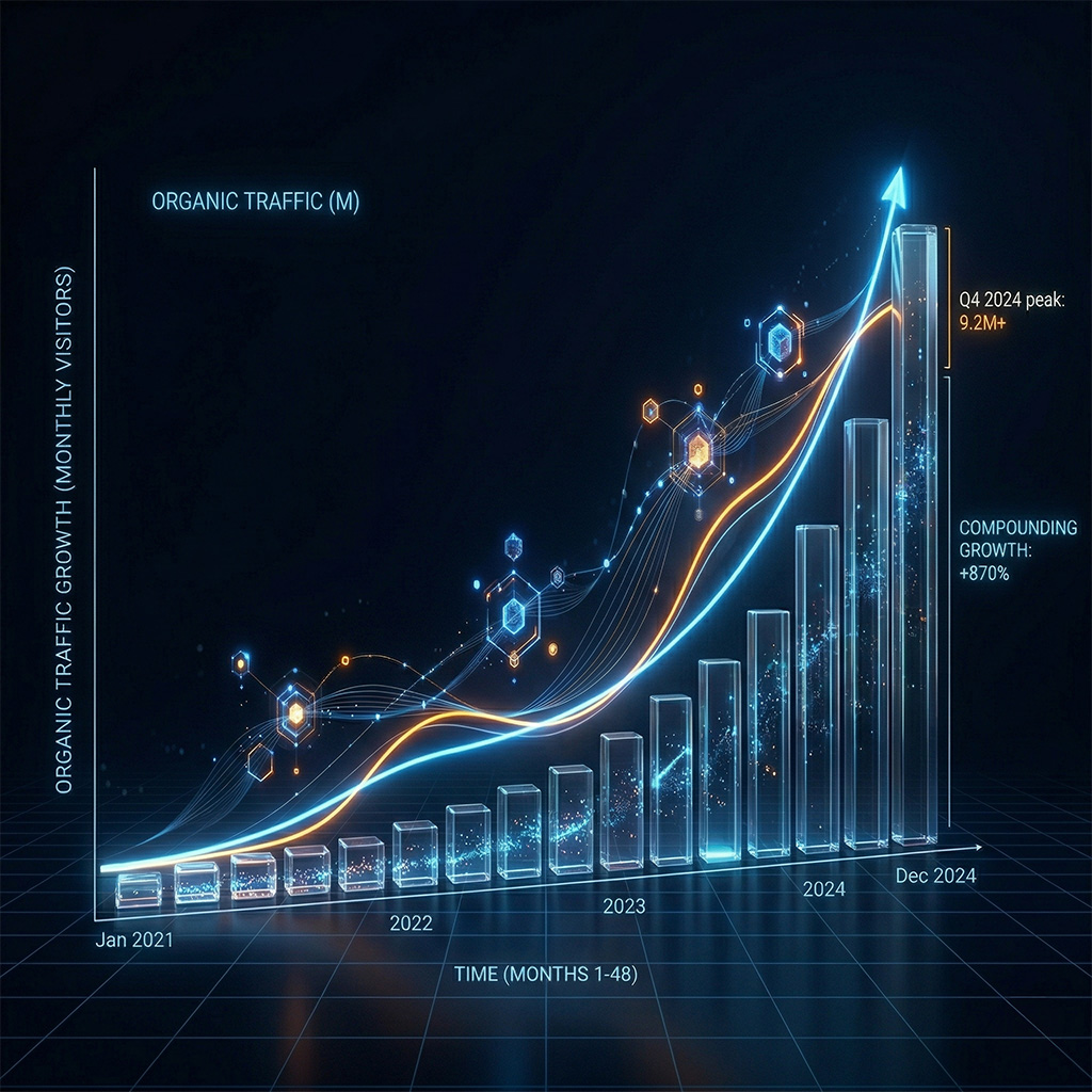 SEO Traffic Progress